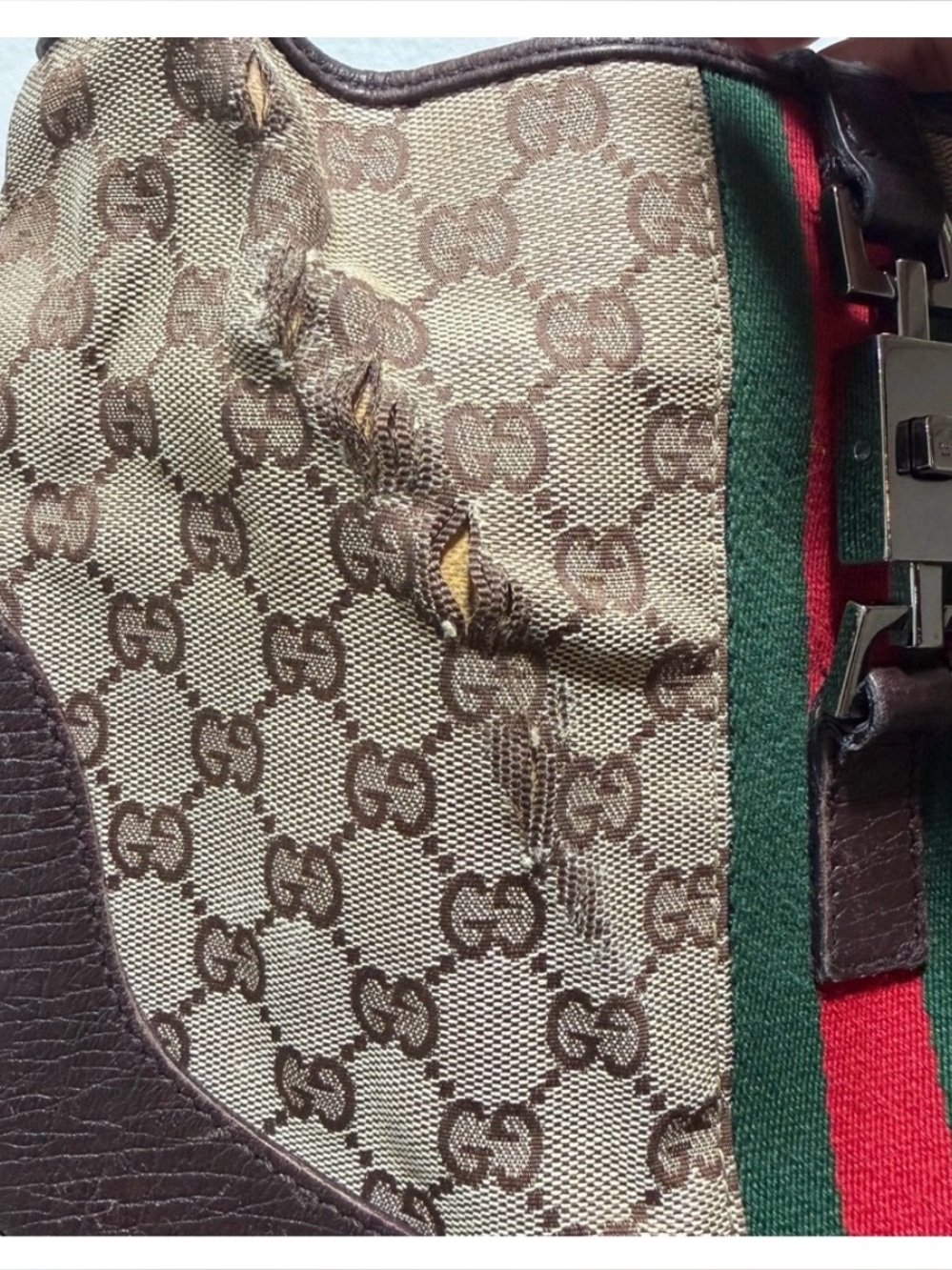 Gucci 1961 Jackie Mini Hobo Bag in Canvas